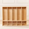 ECR4Kids Streamline 5-Section Toddler Coat Locker with Bench - 4 of 4