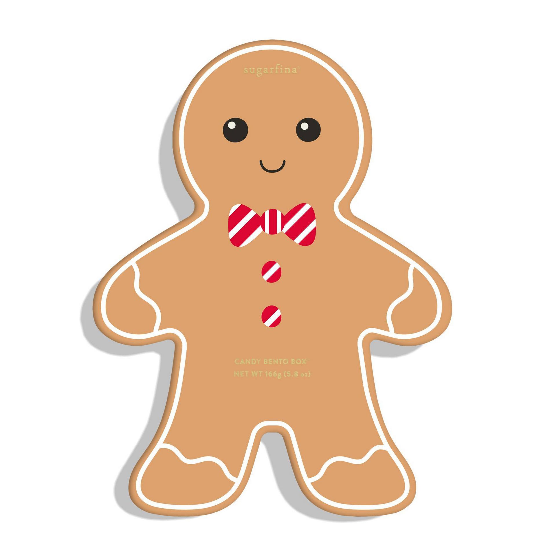 Sugarfina Gingerbread Man Christmas Candy Bento Box - 5.8oz/2pc