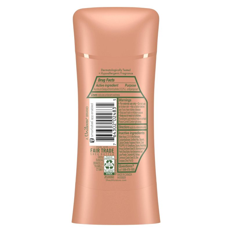 SheaMoisture Sensitive Skin Antiperspirant Deodorant Stick with Aloe Vera &#38; Ceramides - 2.6oz, 4 of 9