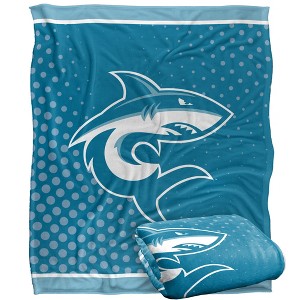 Hawaii Pacific University Logo Dots Silky Touch Blanket White 50x60 - 1 of 4