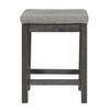 NicBex Round Dining Table Set for 3 Counter Height Dining Set with Drawer Built-in USB Ports Outlets and 3 Stools for Kitchen - 3 of 4