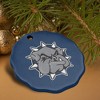 Southwestern Oklahoma State University Primary Logo Porcelain Scalloped Holiday Christmas Tree Ornament - 4 of 4