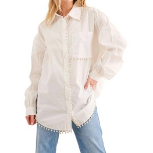 Women's You are Extraordinary Button Down Shirt - And The Why - 1 of 4