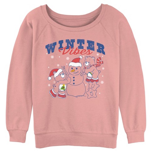 Juniors Womens Care Bears Winter Vibes Sweatshirt Target