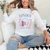 Simply Sage Market Women's London Social Club Long Sleeve Garment Dyed Tee - 2 of 2