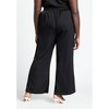 ELOQUII Women's Plus Size Flare Leg Pull On Pant - 3 of 4