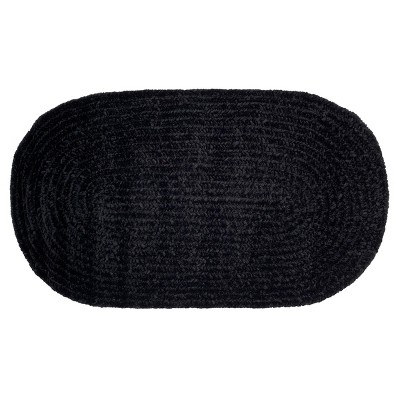 Chenille Solid Collection 100% Polyester Reversible Indoor Area Utility Rug - Better Trends