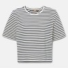 Timberland Women's Striped Cropped Short Sleeve T-Shirt - 4 of 4