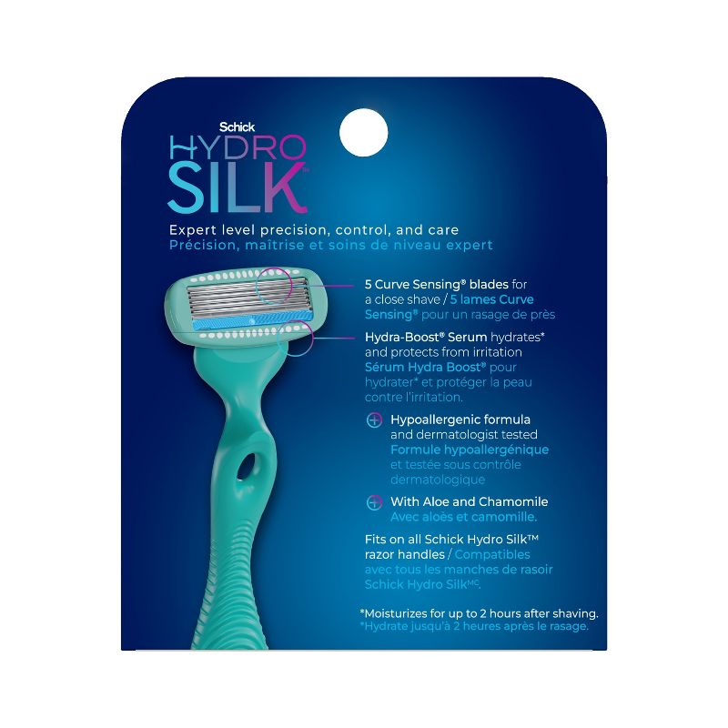 Schick Hydro Silk 5 Sensitive Women Razor Blade Refills, 3 of 13