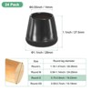 Unique Bargains Silicone Cups Round Felt Furniture Pads for Hardwood Floors 24 Pcs - 3 of 4