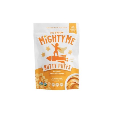 Mission MightyMe Nutty Puffs Baby Snacks - Organic Peanut Butter - 1.5oz
