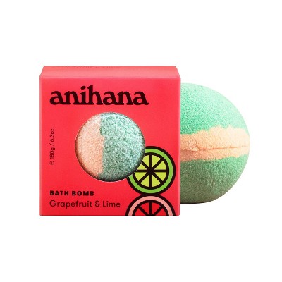 anihana Bath Bomb - Grapefruit and Lime - 6.35oz
