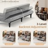 Celebalcony 64.2" Convertible Futon Upholstered Sofa Bed - 3 of 4