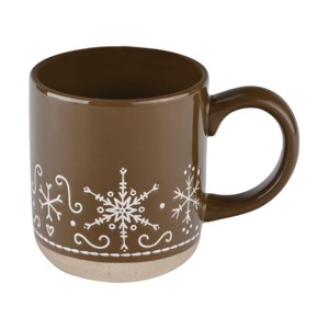 Sweet Water Decor Brown Gingerbread Stoneware Mug - 14oz - 1 of 3