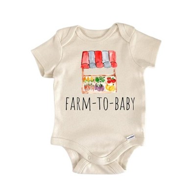 Farm Stand Farmer Vegetables Fruit - Baby Boy Girl Clothes Infant Onesie® Funny Cute Newborn GS1 BBY
