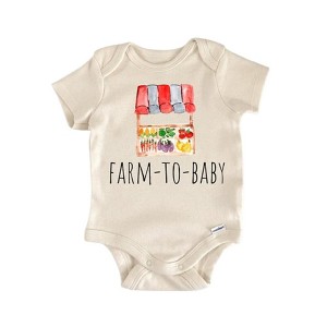 Farm Stand Farmer Vegetables Fruit - Baby Boy Girl Clothes Infant Onesie® Funny Cute Newborn GS1 BBY - 1 of 1