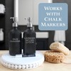 Cornucopia Brands 16oz Black Coated Glass Bottles w/Stainless Steel Pumps 2pk; Lotion & Soap Dispensers - 4 of 4