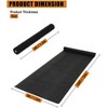 6oz Black Geotextile Fabric, Heavy Duty PP Non-Woven Landscape Weed Barrier with 350N Tensile Strength & 440N Load Capacity for French Drains - 2 of 4