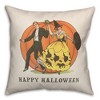 Creative Products Happy Halloween Linen Couple 18 x 18 Indoor / Outdoor Pillow - 2 of 3