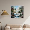 Art Remedy Paradise Bathtub Tropical Bathroom Wall Art Framed - 2 of 4