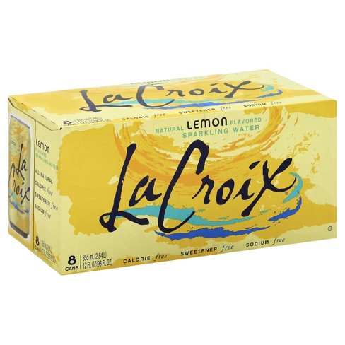 LaCroix Sparkling Water Lemon - 8pk/12 fl oz Cans - image 1 of 4