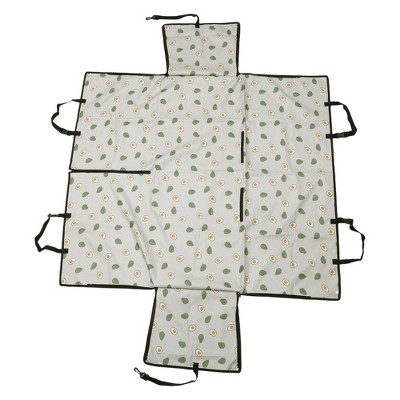 Unique Bargains Waterproof Pet Car Seat Cover Fruits Prints Gray 1 Pc