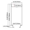 Fortune Candy 32.68'' Tall Round Stainless Steel Pedestal Sink Basin - 2 of 4