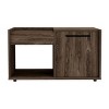 Syemin End Tables Coffee Table, Side Table, Night Stand, Bedside Table with Open Storage, Coffee Tables for Living Room, Black, 11.8"*23.6"*19.7" - 4 of 4