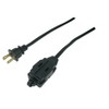 Woods 8' Outdoor Extension Cord Black : Target