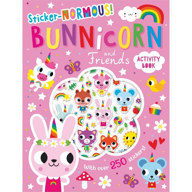 Sticker-Normous! Bunnicorn and Friends Activity Book - by Alexandra Robinson (Paperback), 1 of 6
