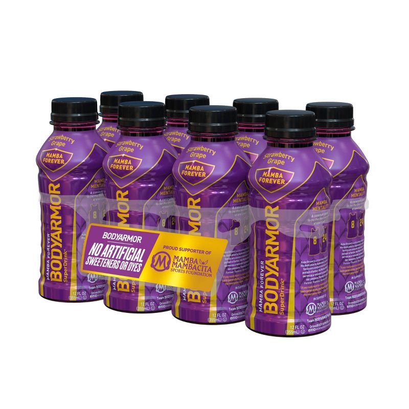 BODYARMOR Strawberry Grape Mamba Forever Sports Drink Multipack - 8pk/12 fl oz Bottles, 3 of 6