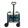 Lightweight Portable Folding Steel Wagon Carts With Wheels,Outdoor Utility Wagon For Camping Shopping Sports Fishing -The Pop Home - 2 of 4