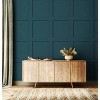 Stacy Garcia Home Squared Away Faux Peel & Stick Wallpaper Dark Teal Green: Vinyl, Self-Adhesive, Wood Grain, 30.75 Sq Ft - image 3 of 4