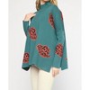 Women's Alexandra Cow Hat Mock Neck Long Sleeve Sweater Top - entro - 2 of 4