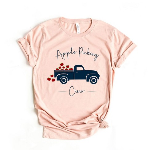 Simply Sage Market Women's Apple Picking Crew Truck Short Sleeve Graphic Tee - image 1 of 4