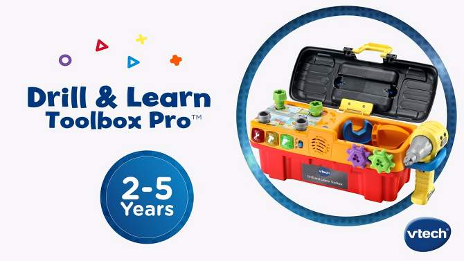 VTech Drill &#38; Learn Toolbox Pro, 2 of 9, play video