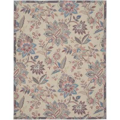 Waverly Washables Collection Blooming Botanical Indoor Rug