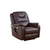 Zero Gravity Power Recliner Chair,Comfortable Adjustable Position,Massage,Heating,Phone Holder,USB Charging,Side Pockets-The Pop Home - 3 of 4
