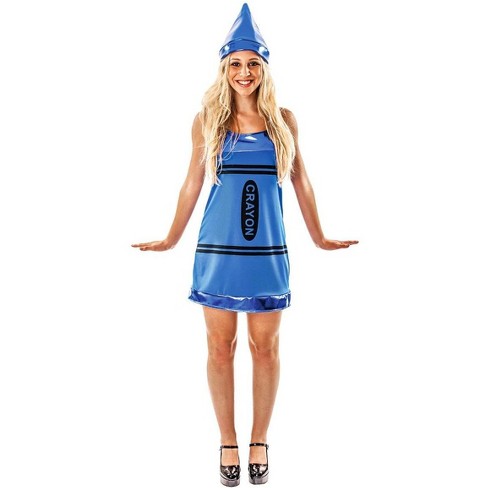 Orion Costumes Blue Crayon Women's Dress Costume Large : Target