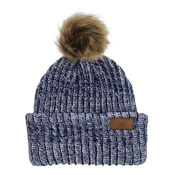 Arctic Gear Child Acrylic Cuff Winter Hat Grey And Tile Blue Blended ...