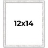 PosterPalooza | Textured White Picture Frame - UV Acrylic, Foam Board Backing, Hanging Hardware - 2 of 4