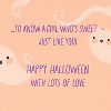 Halloween Card for Granddaughter It's a Real Treat - 3 of 3