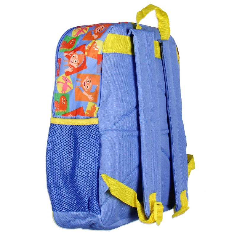 Blippi Wow! A Dinosaur 14" Kids School Backpack Bag w/ Raised Character Designs Multicoloured, 3 of 5