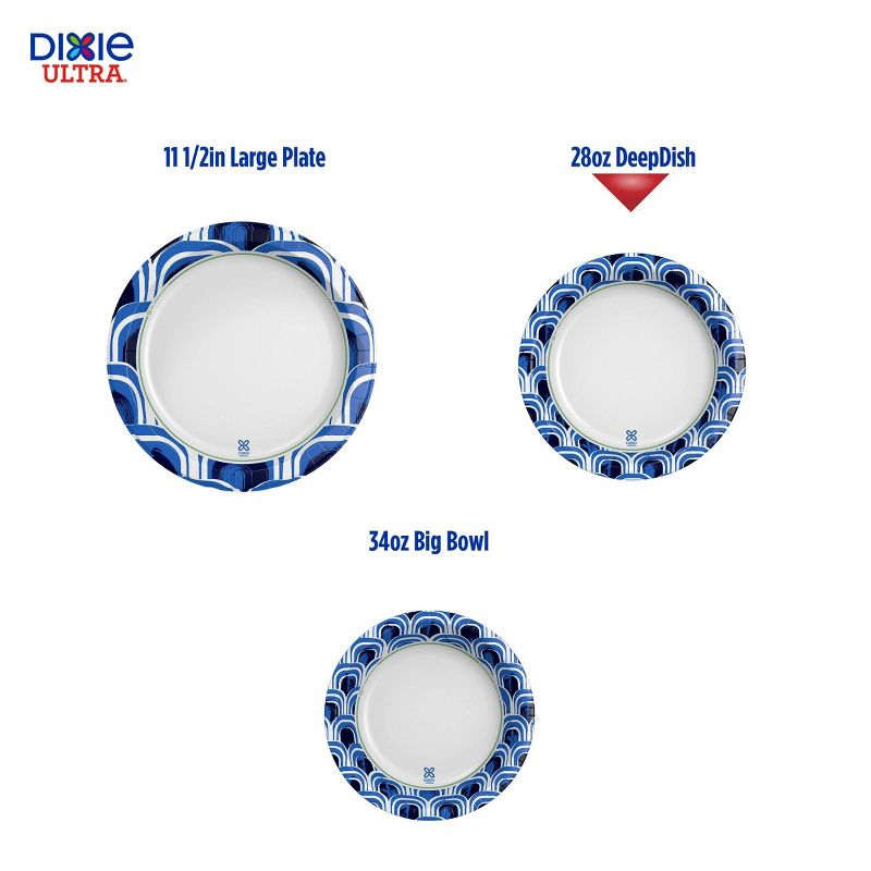 Dixie Ultra 9&#34; Deep Dish Paper Plates - 28oz/18ct, 5 of 12