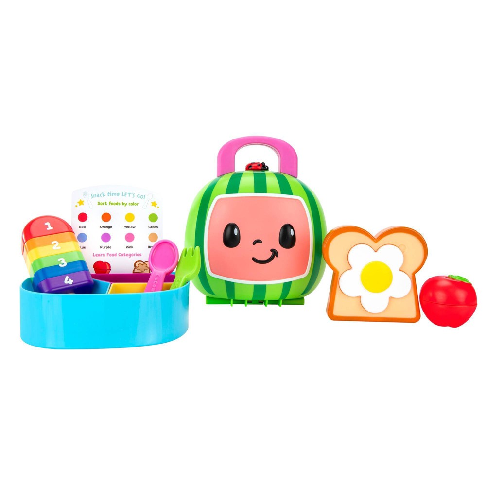 CoComelon JJ Lunchbox Playset Sort Stack & Learn