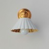 Maxim Lighting Primrose 1 - Light Wall Light in  Matte White/Gold Leaf - 2 of 4