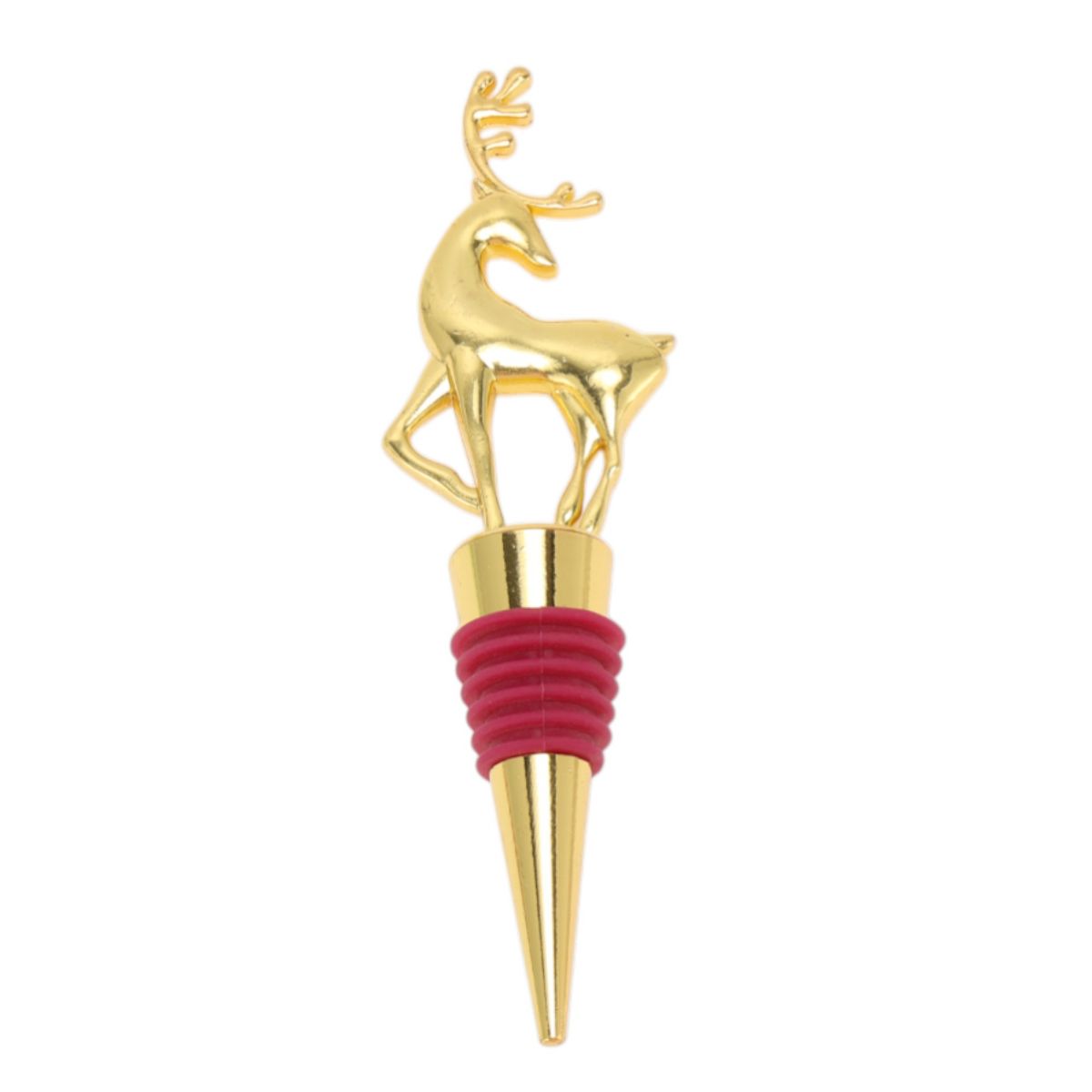 Unique Bargains Christmas Reindeer Stopper Aluminum Alloy TPE 5.04"x1.50"x0.79" 1 Pc - thumbnail 10