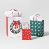 3ct Tinsel Tidings Large/Cub/Petite Christmas Gift Bags - Wondershop™ - 2 of 4