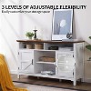 LunaLulinlk Farmhouse Sideboard Buffet Cabinet, 58" Large Kitchen Storage Cabinet - 4 of 4