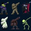 Men's Design By Humans Dabbing Halloween Creatures Skeleton Zombie Dab By vomaria Tank Top - 2 of 3